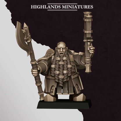 Heavy Guard | Sons of Marduk | Highlands Miniatures | 32mm Scale Resin Tabletop RPG Figures for Roleplaying and Wargaming