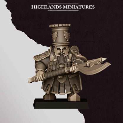 Heavy Guard Great Weapons | Sons of Marduk | Highlands Miniatures | 32mm Scale Resin Tabletop RPG Figures for Roleplaying and Wargaming