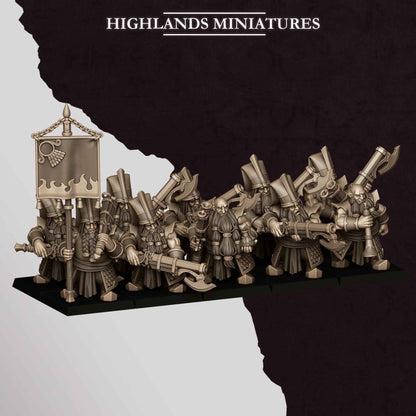 Shooters Jezail Option | Sons of Marduk | Highlands Miniatures | 32mm Scale Resin Tabletop RPG Figures for Roleplaying and Wargaming
