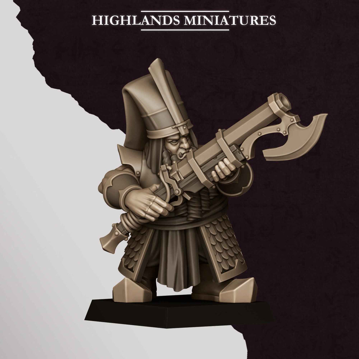 Shooters Jezail Option | Sons of Marduk | Highlands Miniatures | 32mm Scale Resin Tabletop RPG Figures for Roleplaying and Wargaming