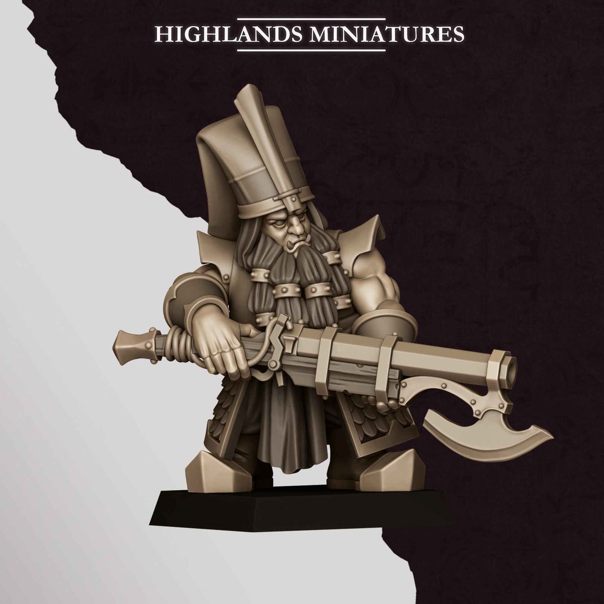 Shooters Jezail Option | Sons of Marduk | Highlands Miniatures | 32mm Scale Resin Tabletop RPG Figures for Roleplaying and Wargaming