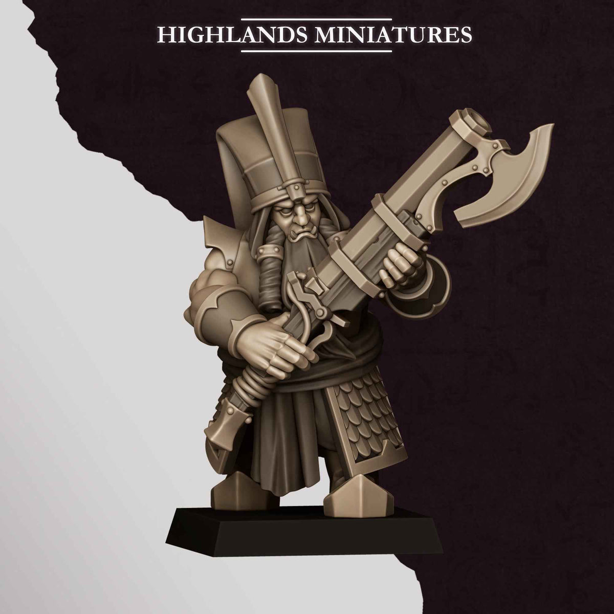 Shooters Jezail Option | Sons of Marduk | Highlands Miniatures | 32mm Scale Resin Tabletop RPG Figures for Roleplaying and Wargaming