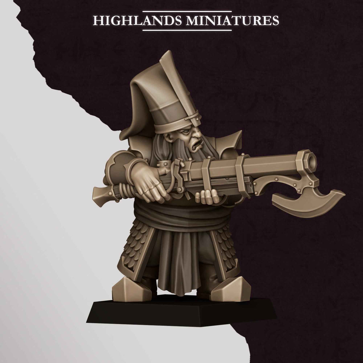 Shooters Jezail Option | Sons of Marduk | Highlands Miniatures | 32mm Scale Resin Tabletop RPG Figures for Roleplaying and Wargaming