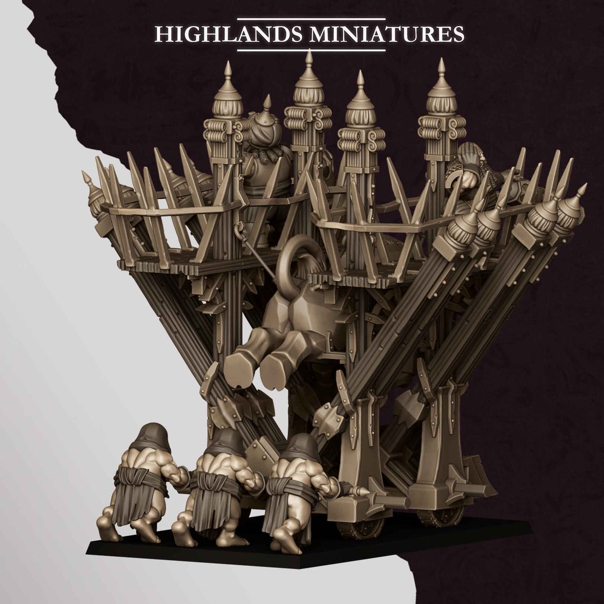 Blazing Icon of Marduk | Sons of Marduk | Highlands Miniatures | 32mm Scale Resin Tabletop RPG Figures for Roleplaying and Wargaming
