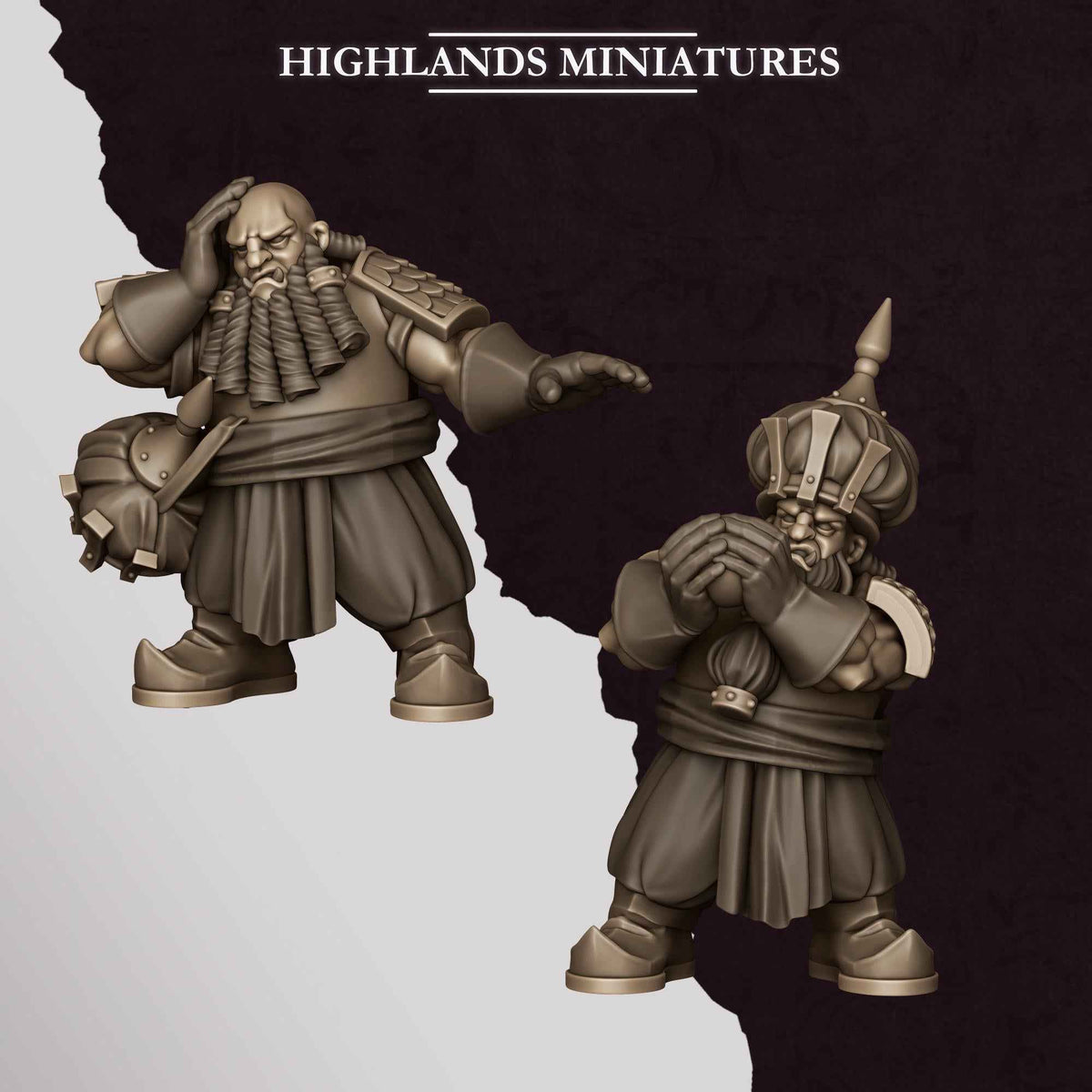 Blazing Icon of Marduk | Sons of Marduk | Highlands Miniatures | 32mm Scale Resin Tabletop RPG Figures for Roleplaying and Wargaming
