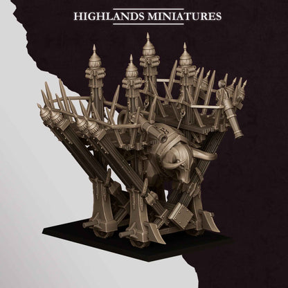 Blazing Icon of Marduk | Sons of Marduk | Highlands Miniatures | 32mm Scale Resin Tabletop RPG Figures for Roleplaying and Wargaming