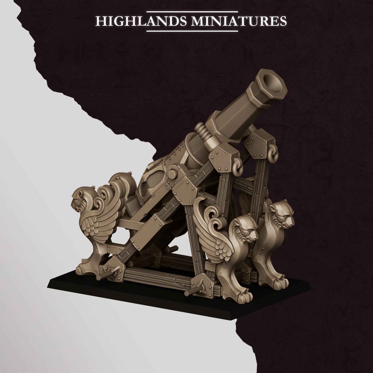 Mortar | Sons of Marduk | Highlands Miniatures | 32mm Scale Resin Tabletop RPG Figures for Roleplaying and Wargaming