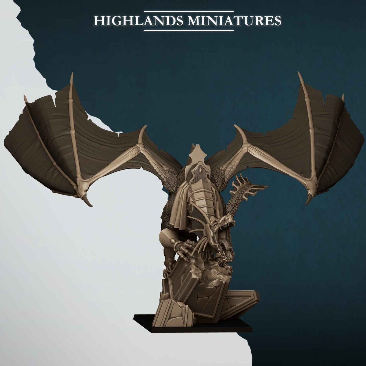 Aegean Dragon | Aegean Elves | Highlands Miniatures | 32mm Scale Resin Tabletop RPG Figures for Roleplaying and Wargaming