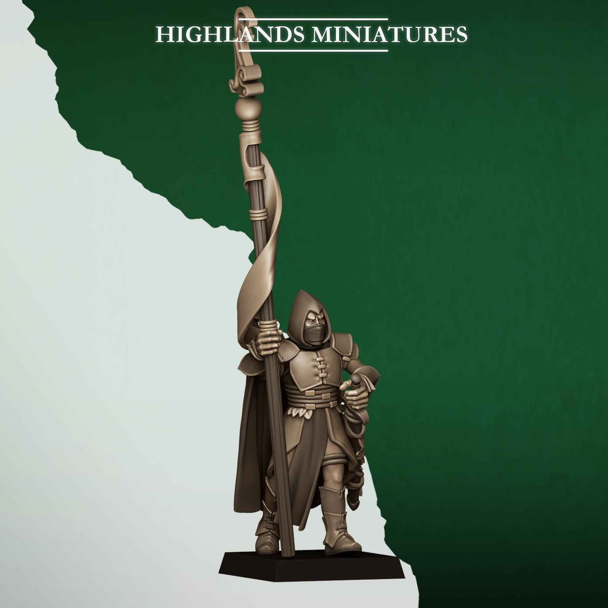 Feral Archers | Feral Elves | Highlands Miniatures | 32mm Scale Resin Tabletop RPG Figures for Roleplaying and Wargaming