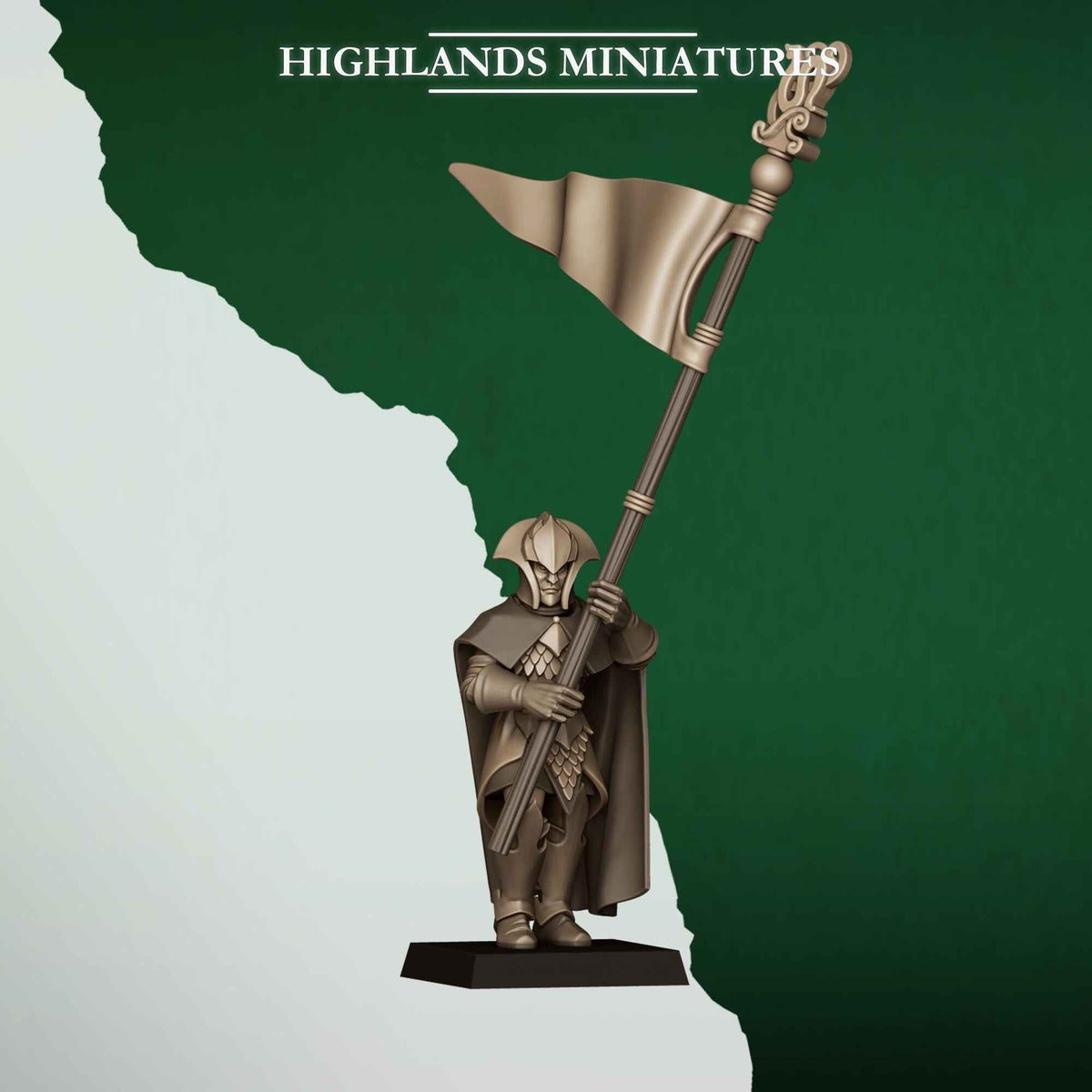 Feral Axemen | Feral Elves | Highlands Miniatures | 32mm Scale Resin Tabletop RPG Figures for Roleplaying and Wargaming