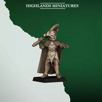 Feral Axemen | Feral Elves | Highlands Miniatures | 32mm Scale Resin Tabletop RPG Figures for Roleplaying and Wargaming