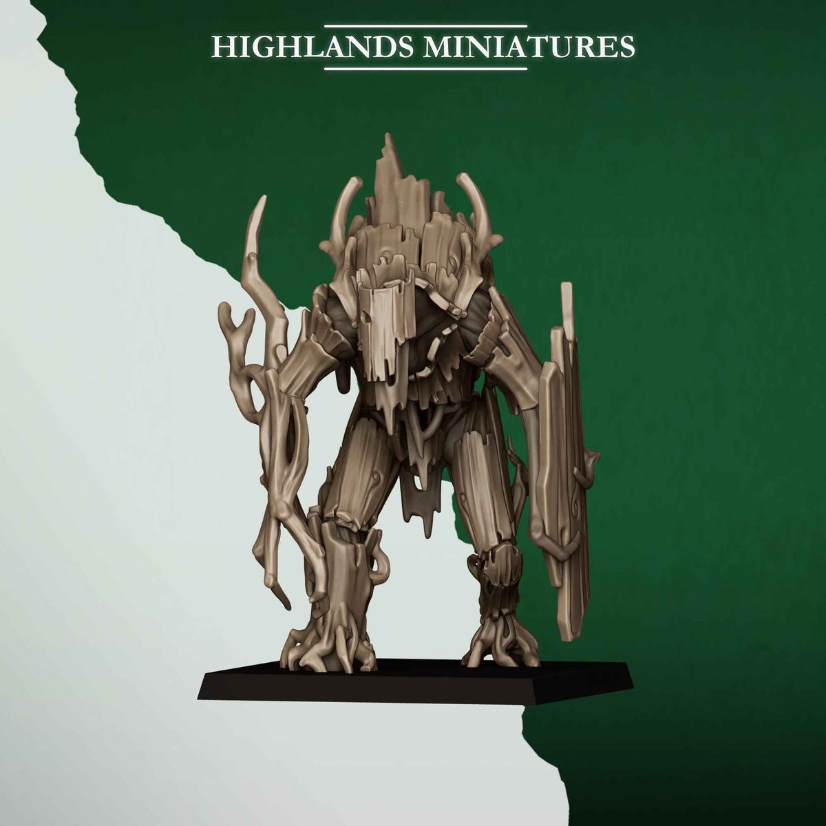 Forest Golems | Feral Elves | Highlands Miniatures | 32mm Scale Resin Tabletop RPG Figures for Roleplaying and Wargaming