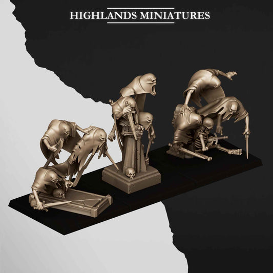 Ghosts Swarms | Transilvanya The Fallen Realm | Highlands Miniatures | 32mm Scale Resin Tabletop RPG Figures for Roleplaying and Wargaming