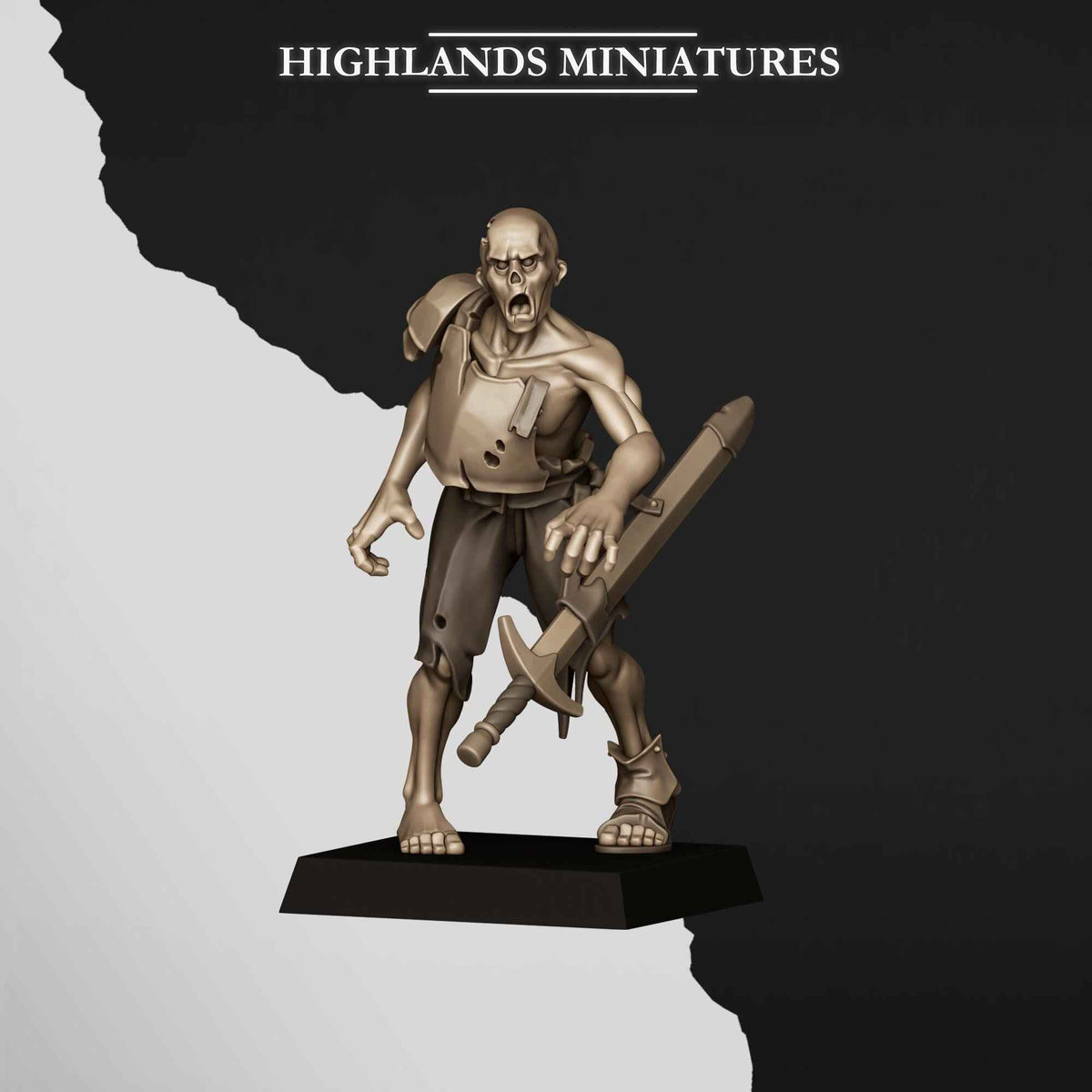 Zombies | Transilvanya The Fallen Realm | Highlands Miniatures | 32mm Scale Resin Tabletop RPG Figures for Roleplaying and Wargaming