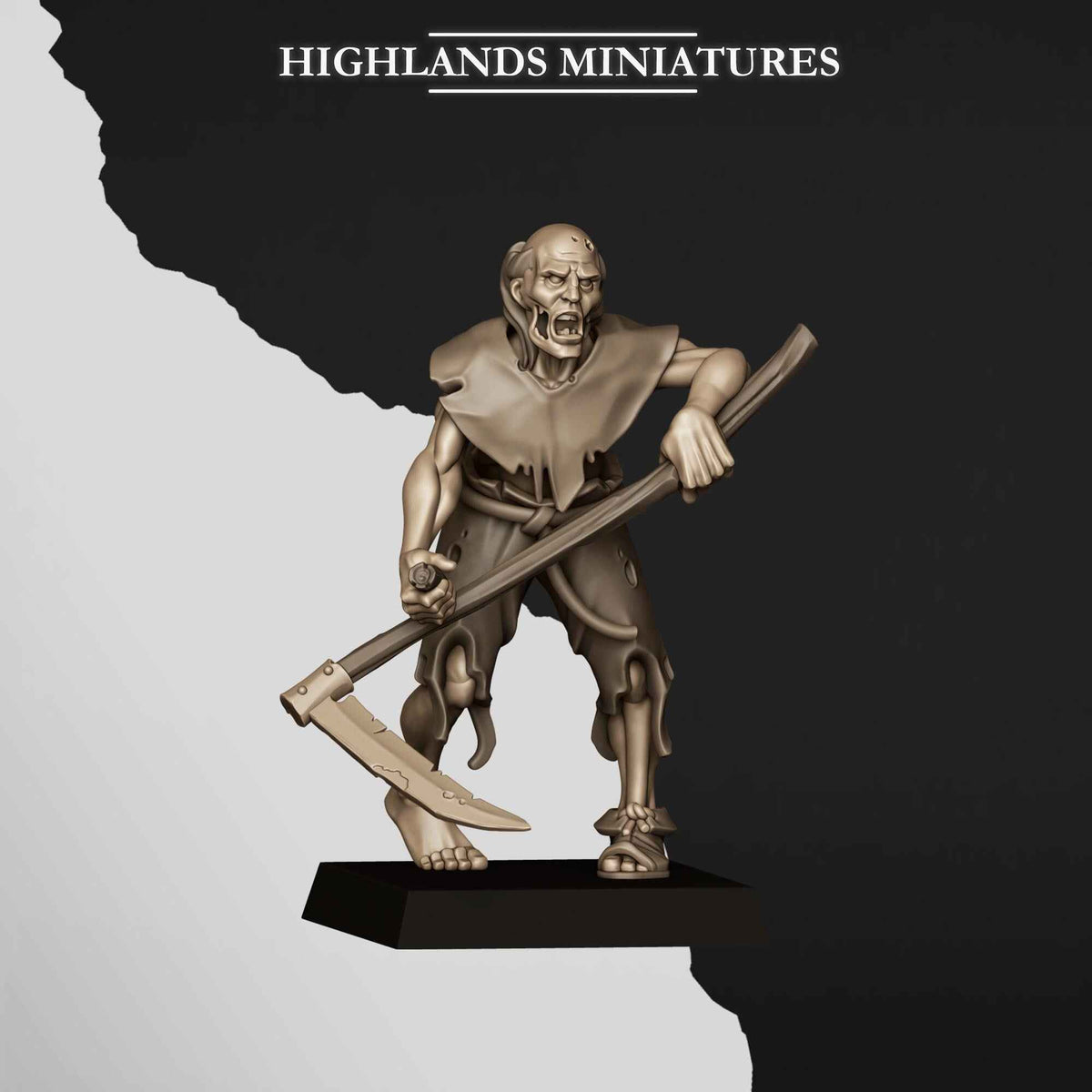 Zombies | Transilvanya The Fallen Realm | Highlands Miniatures | 32mm Scale Resin Tabletop RPG Figures for Roleplaying and Wargaming