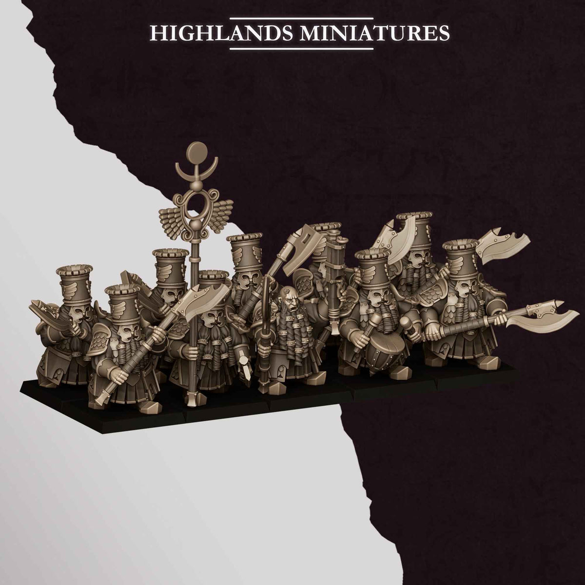 Heavy Guard Great Weapons | Sons of Marduk | Highlands Miniatures | 32mm Scale Resin Tabletop RPG Figures for Roleplaying and Wargaming
