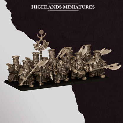 Heavy Guard Great Weapons | Sons of Marduk | Highlands Miniatures | 32mm Scale Resin Tabletop RPG Figures for Roleplaying and Wargaming