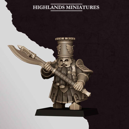Heavy Guard Great Weapons | Sons of Marduk | Highlands Miniatures | 32mm Scale Resin Tabletop RPG Figures for Roleplaying and Wargaming