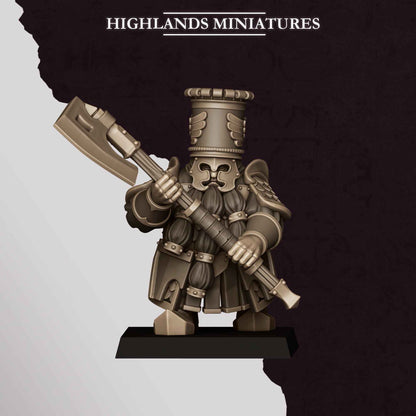 Heavy Guard Great Weapons | Sons of Marduk | Highlands Miniatures | 32mm Scale Resin Tabletop RPG Figures for Roleplaying and Wargaming