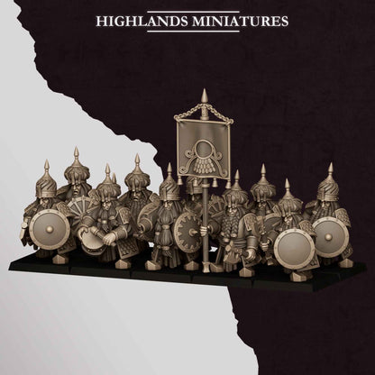 Warriors | Sons of Marduk | Highlands Miniatures | 32mm Scale Resin Tabletop RPG Figures for Roleplaying and Wargaming