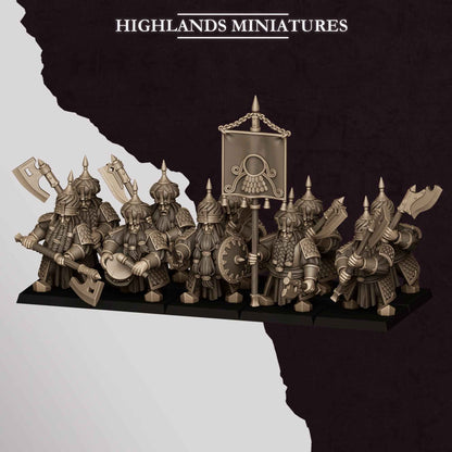 Warriors Great Weapons | Sons of Marduk | Highlands Miniatures | 32mm Scale Resin Tabletop RPG Figures for Roleplaying and Wargaming