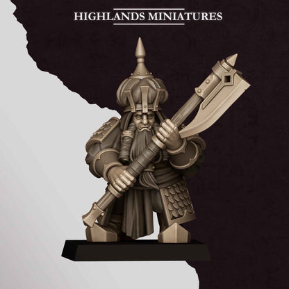 Warriors Great Weapons | Sons of Marduk | Highlands Miniatures | 32mm Scale Resin Tabletop RPG Figures for Roleplaying and Wargaming