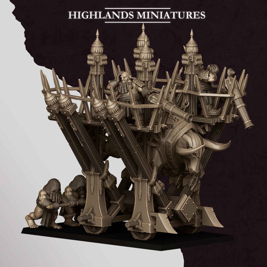 Blazing Icon of Marduk | Sons of Marduk | Highlands Miniatures | 32mm Scale Resin Tabletop RPG Figures for Roleplaying and Wargaming