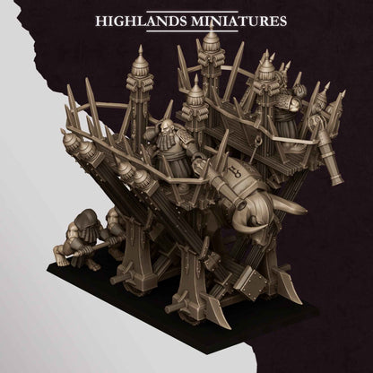 Blazing Icon of Marduk | Sons of Marduk | Highlands Miniatures | 32mm Scale Resin Tabletop RPG Figures for Roleplaying and Wargaming