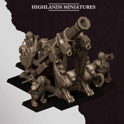 Mortar | Sons of Marduk | Highlands Miniatures | 32mm Scale Resin Tabletop RPG Figures for Roleplaying and Wargaming