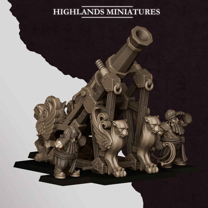 Mortar | Sons of Marduk | Highlands Miniatures | 32mm Scale Resin Tabletop RPG Figures for Roleplaying and Wargaming