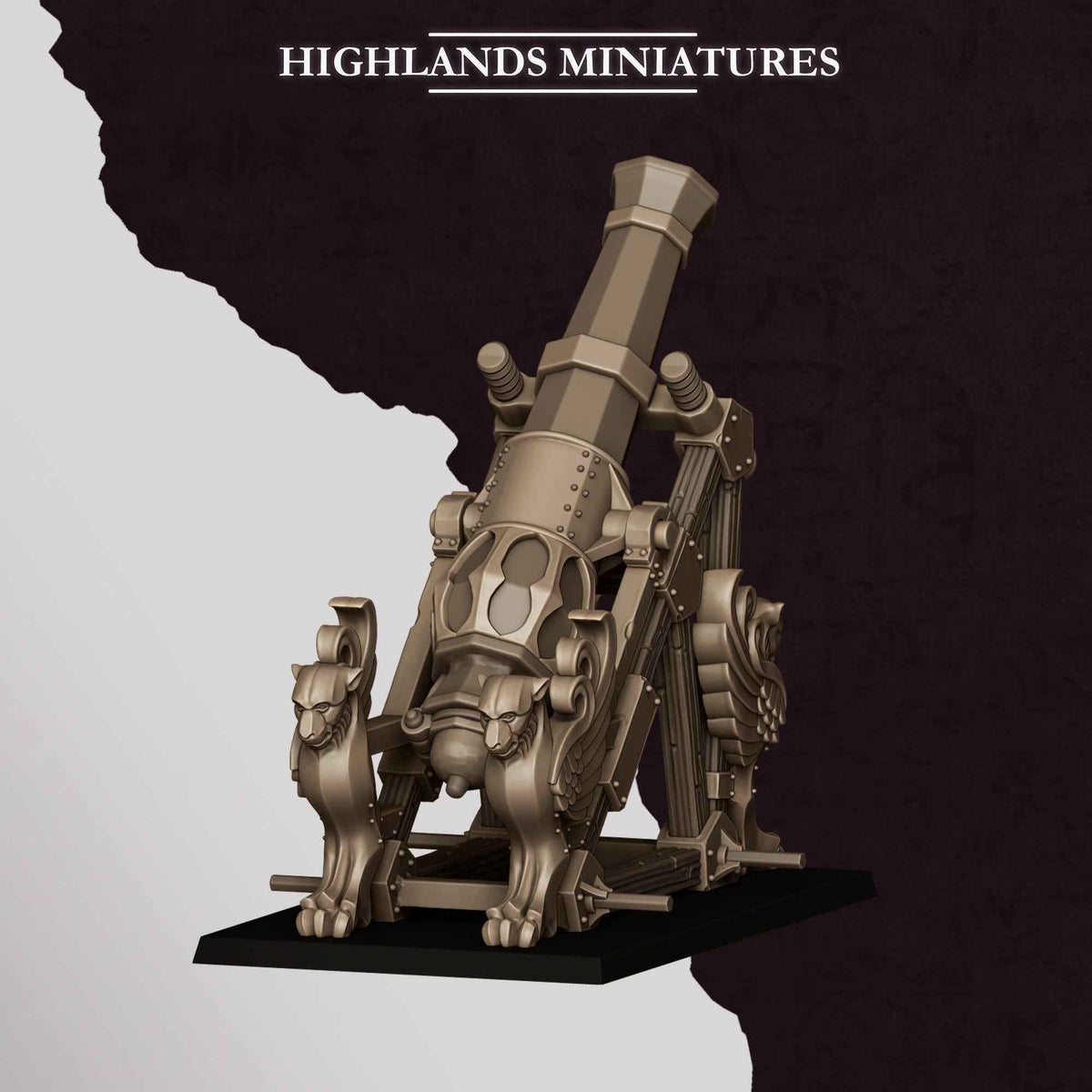 Mortar | Sons of Marduk | Highlands Miniatures | 32mm Scale Resin Tabletop RPG Figures for Roleplaying and Wargaming