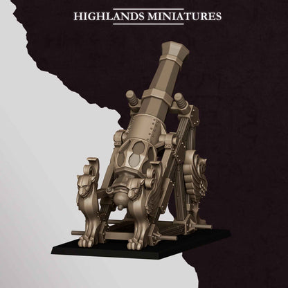 Mortar | Sons of Marduk | Highlands Miniatures | 32mm Scale Resin Tabletop RPG Figures for Roleplaying and Wargaming