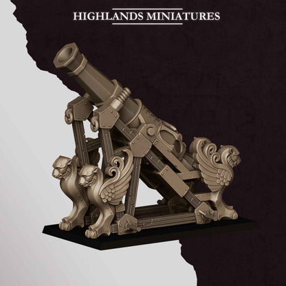 Mortar | Sons of Marduk | Highlands Miniatures | 32mm Scale Resin Tabletop RPG Figures for Roleplaying and Wargaming