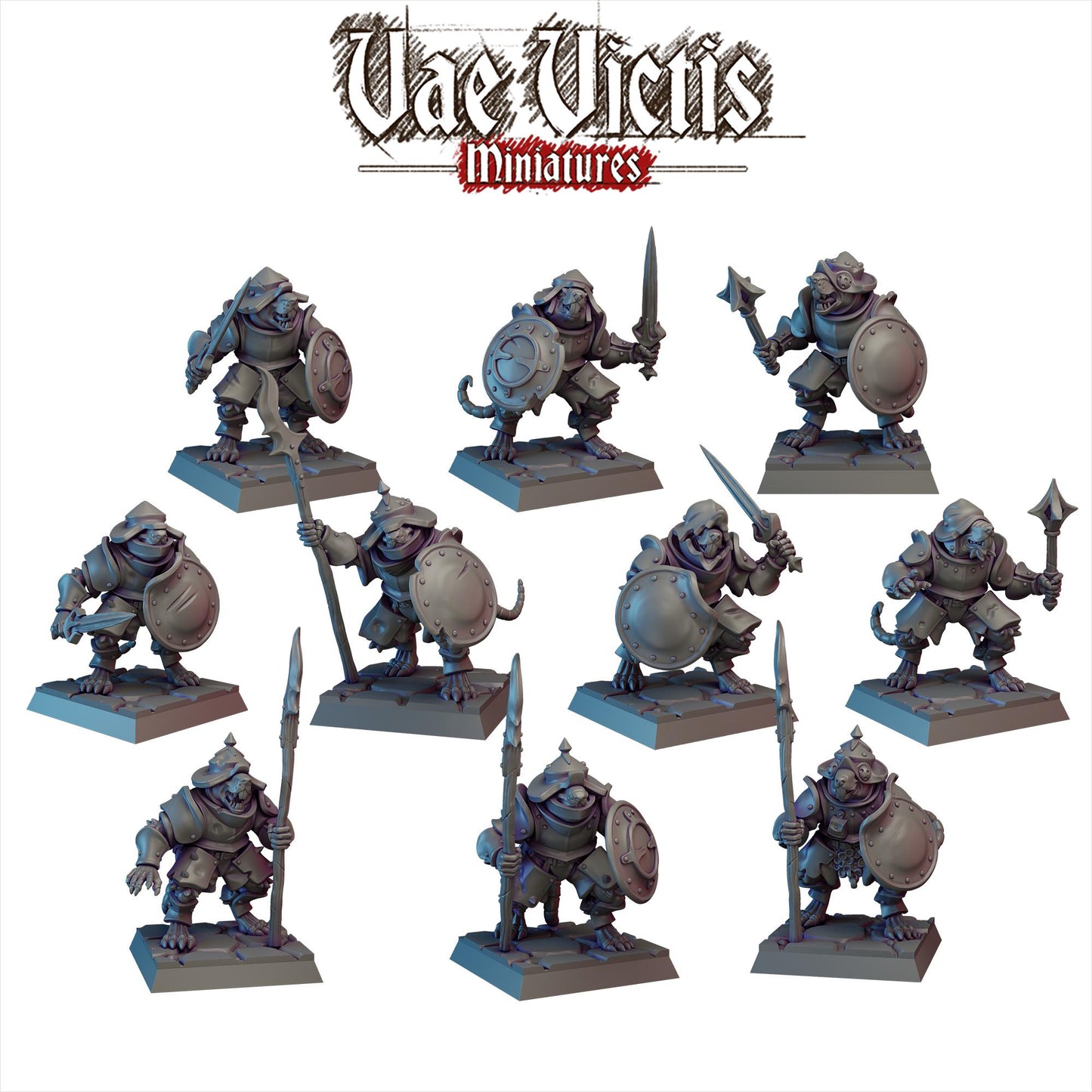 Sewer Patrol | Vae Victis Miniatures | 32mm Scale Resin Printed Tabletop RPG Figures for Tabletop Roleplaying or Wargaming