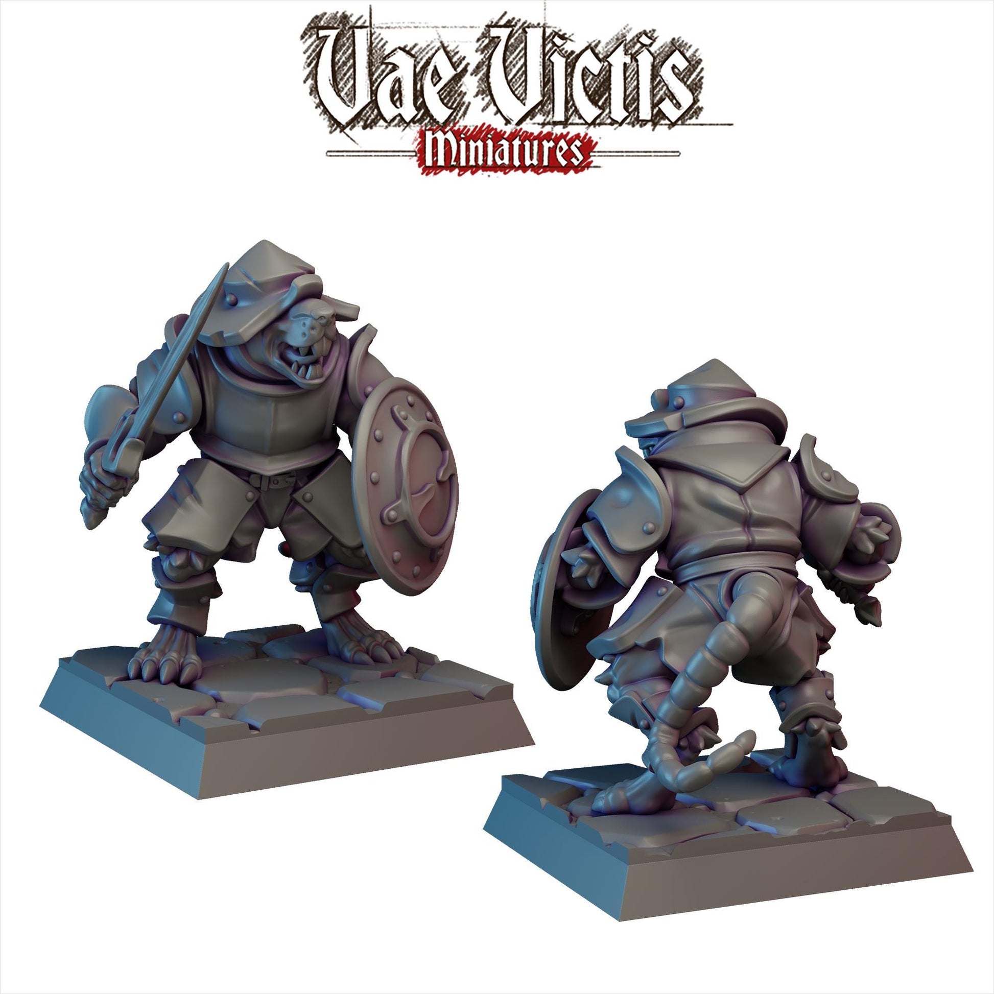 Sewer Patrol | Vae Victis Miniatures | 32mm Scale Resin Printed Tabletop RPG Figures for Tabletop Roleplaying or Wargaming