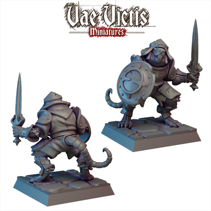 Sewer Patrol | Vae Victis Miniatures | 32mm Scale Resin Printed Tabletop RPG Figures for Tabletop Roleplaying or Wargaming