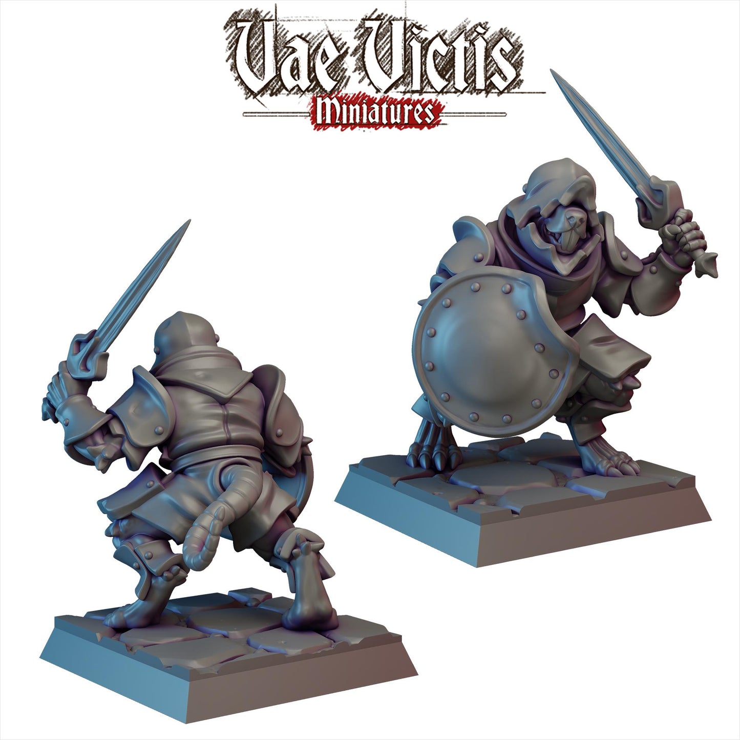 Sewer Patrol | Vae Victis Miniatures | 32mm Scale Resin Printed Tabletop RPG Figures for Tabletop Roleplaying or Wargaming
