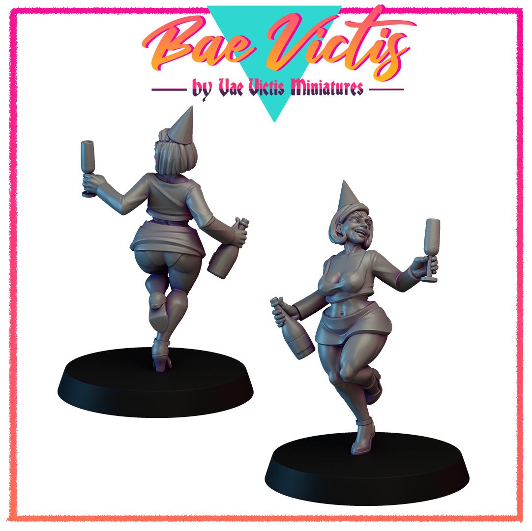 New Year Bae | Bae Victis | Vae Victis Miniatures | 32mm Scale Resin Printed Tabletop RPG Figures for Tabletop RPG's or Wargaming