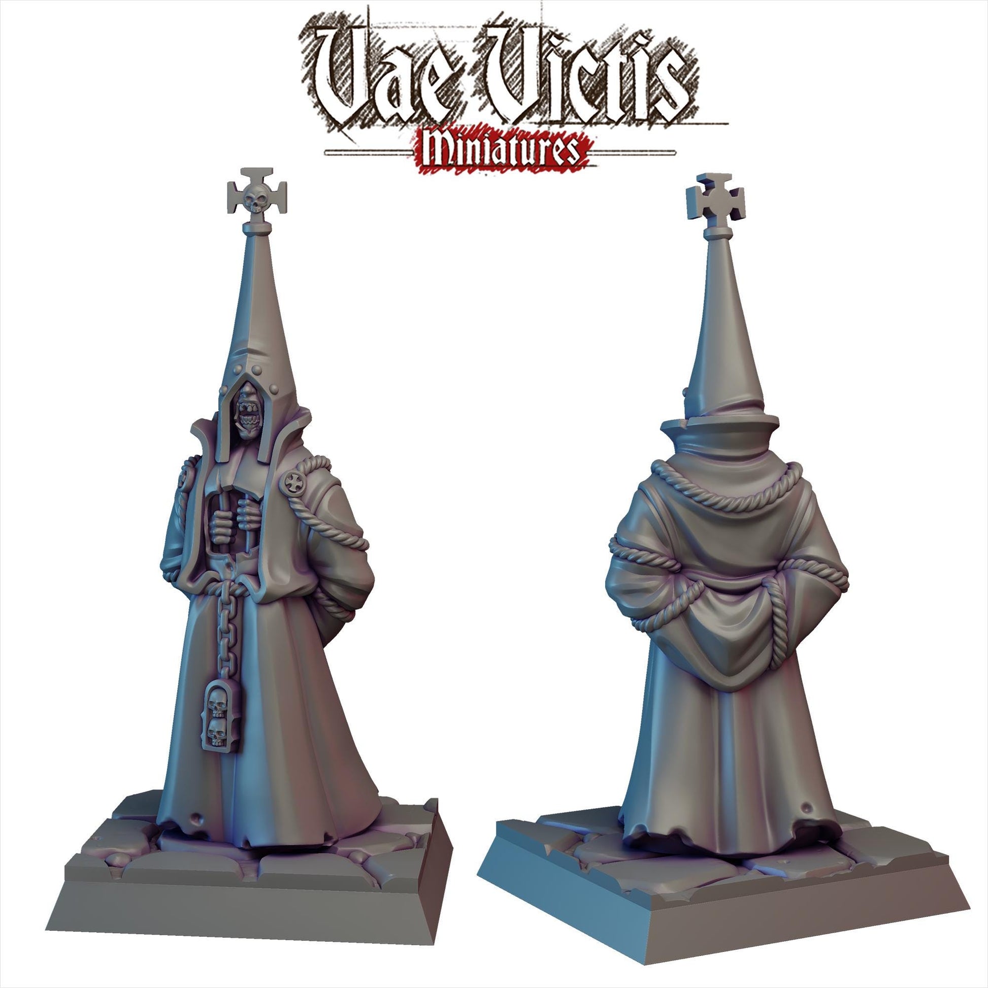 Self Imprisoned Cultist | Vae Victis Miniatures | 32mm Scale Resin Printed Tabletop RPG Figures for Tabletop Roleplaying or Wargaming