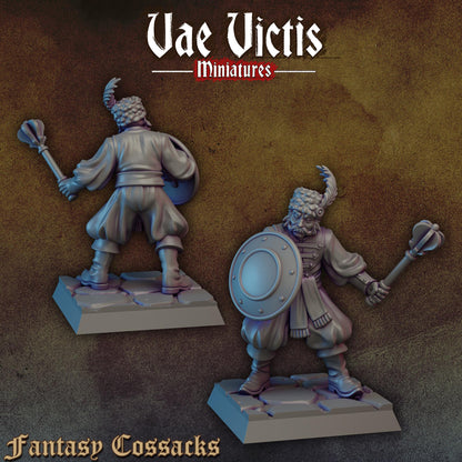 Fantasy Cossacks | Vae Victis Miniatures | 32mm Scale Resin Printed Tabletop RPG Figures for Tabletop Roleplaying or Wargaming